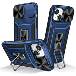 Hülle für Apple iPhone 15 Plus Schutz Handy Case Cover Kamera Tasche Etui Bumper