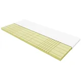 AM Qualitätsmatratzen Kaltschaum, Weiß, Textil, Uni, Füllung: Kaltschaum, Rechteckig, 80x200 cm, Oeko-Tex® Standard 100, Bezug rundum abnehmbar, Schlafzimmer, Matratzen Shop, Matratzenzubehör, Topper