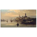 ARTland »Kauffahrtsschiffe auf Bosporus, Istanbul«, Gewässer, (1 St.), als Leinwandbild, Poster, Wandaufkleber in verschied. Größen blau