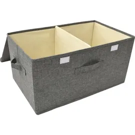 vidaXL Aufbewahrungsbox 50 x 30 x 25 cm 1-tlg. anthrazit