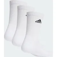 Adidas Cushioned Crew Socken 3 Paar White / Black 22-24