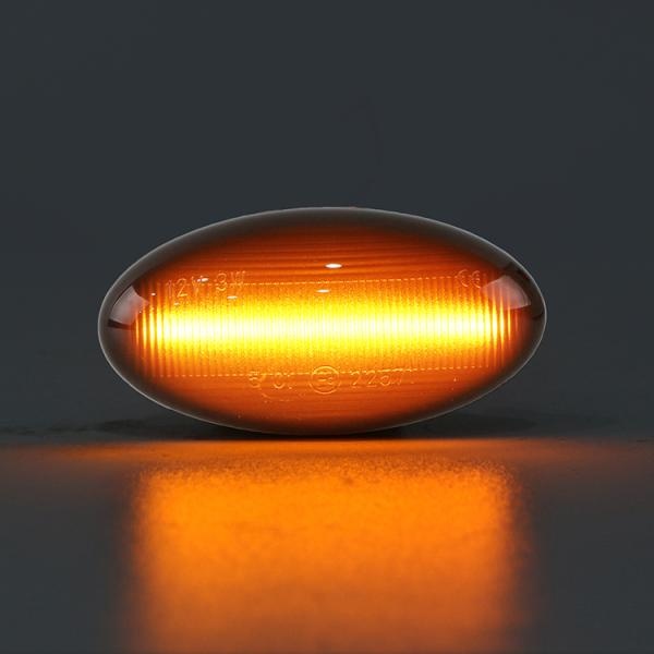 Led Seitenblinker schwarz kompatibel für Citroen C1 C2 C3 C4 Cactus C5 C6