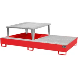 AuffangwanneA 21 lackiert RAL3000 Feuerrot Umwelt Lagertechnik