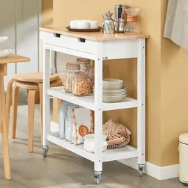 SoBuy Servierwagen Weiß