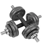 wuuhoo Hantel-Set Kurzhantel Phil 2er Set aus Gusseisen, (15 kg (Gewicht der Kurzhantelstange inkl), 2x Kurzhanteln 27/30 mm I Hantelset 15 kg