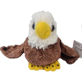 Wild Republic 15257 16269 Hug ́EMS Stofftier Weißkopfseeadler, Kuscheltier 18 cm, Multi