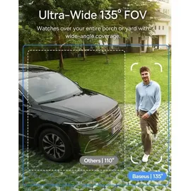 Baseus Security S1 Lite Outdoor Camera 2K Weiß