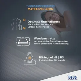 Beco Nightstyle Visko, Größe:100 x 200 cm, Härtegrad:H3 (80 kg) - 120 kg)