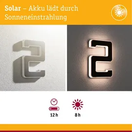 Paulmann Hausnummernleuchte 79843 Schwarz