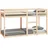 vidaXL Etagenbett 75 x 190 cm Kiefer massiv braun