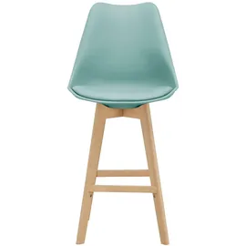 [en.casa] Barhocker 2er Set 48 x 105 x 58 cm Mint