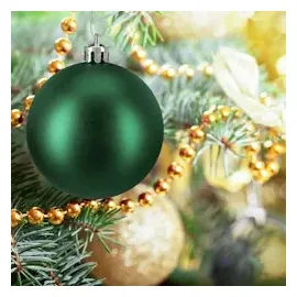 Relaxdays Weihnachtskugeln 100er Set, Weihnachtsdeko, matt, Christbaumkugel, Tannenbaumschmuck in ∅ 6 cm, dunkelgrün