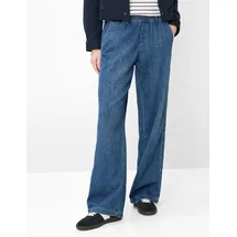 Brax Damen Palazzohose Style MAINE USED REGULAR BLUE, Blau, Gr. 38K