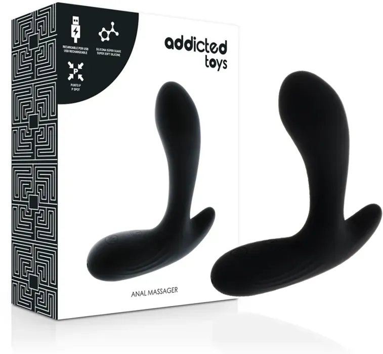 ADDICTED TOYS - ANAL MASSAGER SCHWARZE VIBRATION