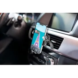 Cellular Line Slide Fit - Universal In-Car Holder Schwarz/Silber