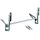 Kesseböhmer Parallel Hochschwenkbeschlag 1200 mm 117 cm grau