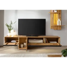 MASSIVMOEBEL24.DE Wien Lowboard 240 cm x 55 cm x 43 cm Beige Massivholz