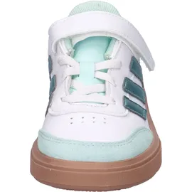 adidas Courtblock EL C Kinder Ftwr White/Magic Grey/Mint 35