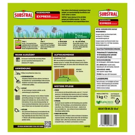 Substral Rasensamen Express Nachsaat 1 kg für ca. 50 m2