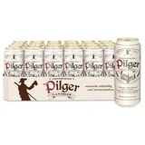 Paderborner Pilger Landbier, feinmildes naturtrübes helles Landbier, Dosenbier EINWEG (24 x 0.5 L Dose)