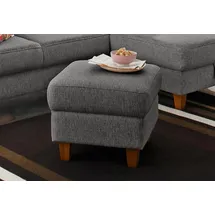 Home Affaire Polsterhocker Palmera 58 x 48 x 58 cm grau