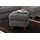Home Affaire Polsterhocker Palmera 58 x 48 x 58 cm grau