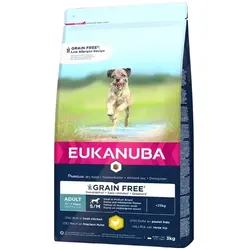 EUKANUBA Adult Chicken S/M Grain Free 2x3kg