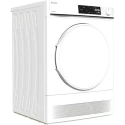 Sharp KD-NCA8S7PW91-DE Kondensationstrockner, 8 kg, Schontrommel mit LED-Trommelbeleuchtung, Weiß