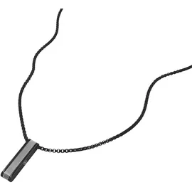 Tom Tailor Kette mit Anhänger Edelstahl Schwarz