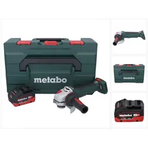 Metabo WPB 18 LT BL 11-125 Quick Akku Winkelschleifer 18 V 125 mm Brushless + 1x Akku 8,0 Ah + metaBOX - ohne Ladegerät
