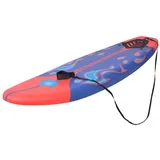 vidaXL Surfboard 170 x 46,8 x 8 cm blau/rot