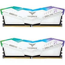 Team TeamGroup T-Force DELTA RGB weiß DIMM Kit 32GB, DDR5-6000, CL38-38-38-78 (FF4D532G6000HC38ADC01)