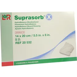 Suprasorb X Hydrobalance Wundverand 14x20cm 5 ST