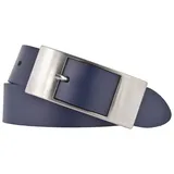 Bernd Götz Damen Leder Gürtel 35 mm marine Rindleder Damengürtel (105 cm)
