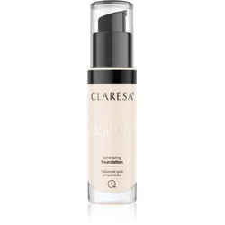 Claresa Doll Up! aufhellendes Make up für einen natürlichen Look Farbton 02 Light 34 g
