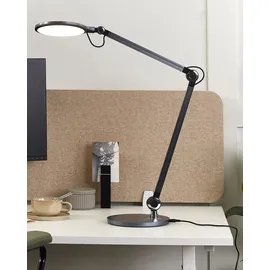 Beliani Beliani, Tischlampe, Schreibtischlampe LED Metall schwarz 34 cm verstellbar ERIDANUS (450 lm)