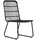 vidaXL 3-tlg. Bistro-Set Poly Rattan Schwarz