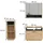 Vicco Beatrice 3-tlg. Artisan Eiche/Anthrazit