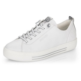 Remonte Damen Low-Top Sneaker D0913, Frauen Halbschuhe,lose Einlage,Turnschuhe,Laufschuhe,Freizeit,sportlich,straßenschuhe,Weiss Kombi (80),39 EU - 39 EU