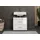 WELLTIME Waschbeckenunterschrank WELLTIME "Avena", weiß, B:60cm H:56cm T:34cm, Holzwerkstoff, MDF, Schränke, Waschbeckenunterschrank, Waschtisch mit 2 Schubkästen – (B/T/H) 60/34/56 cm