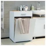 Vicco Matteo Waschmaschinenschrank Badschrank Wäscheschrank XL Weiß