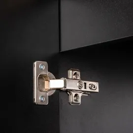 [en.casa] Waschbeckenunterschrank Skelbolu 80 x 71 x 40 cm Schwarz
