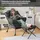 Costway Relaxsessel mit Hocker Polyester 0 x 0 x 0 cm Grau