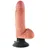 KING COCK vibrierender Dildo mit Hoden 18 cm
