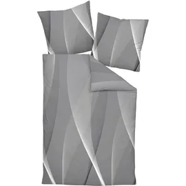 JANINE Carmen S Jersey grau 135 x 200 cm + 80 x 80 cm