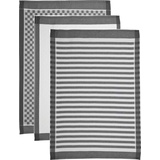 ROSS Geschirrtuch »SUPERIOR«, (Set, 3 tlg., 3x Geschirrtuch 50x70 cm), grau