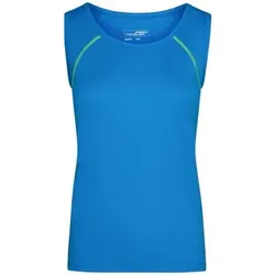 Damen Fitness Tanktop JN493, hellblau/hellgelb, Größe XS - hellblau - XS