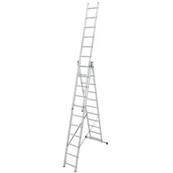 Krause CORDA Alu-VielzweckLeiter Artikel-Nr. 030429 3x11 Sprossen