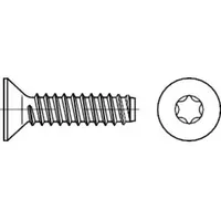 Industrial Quality Supplies ISO 14586 Senk-Blechschraube Form C mit