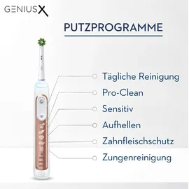 Oral-B Genius X roségold + Reiseetui